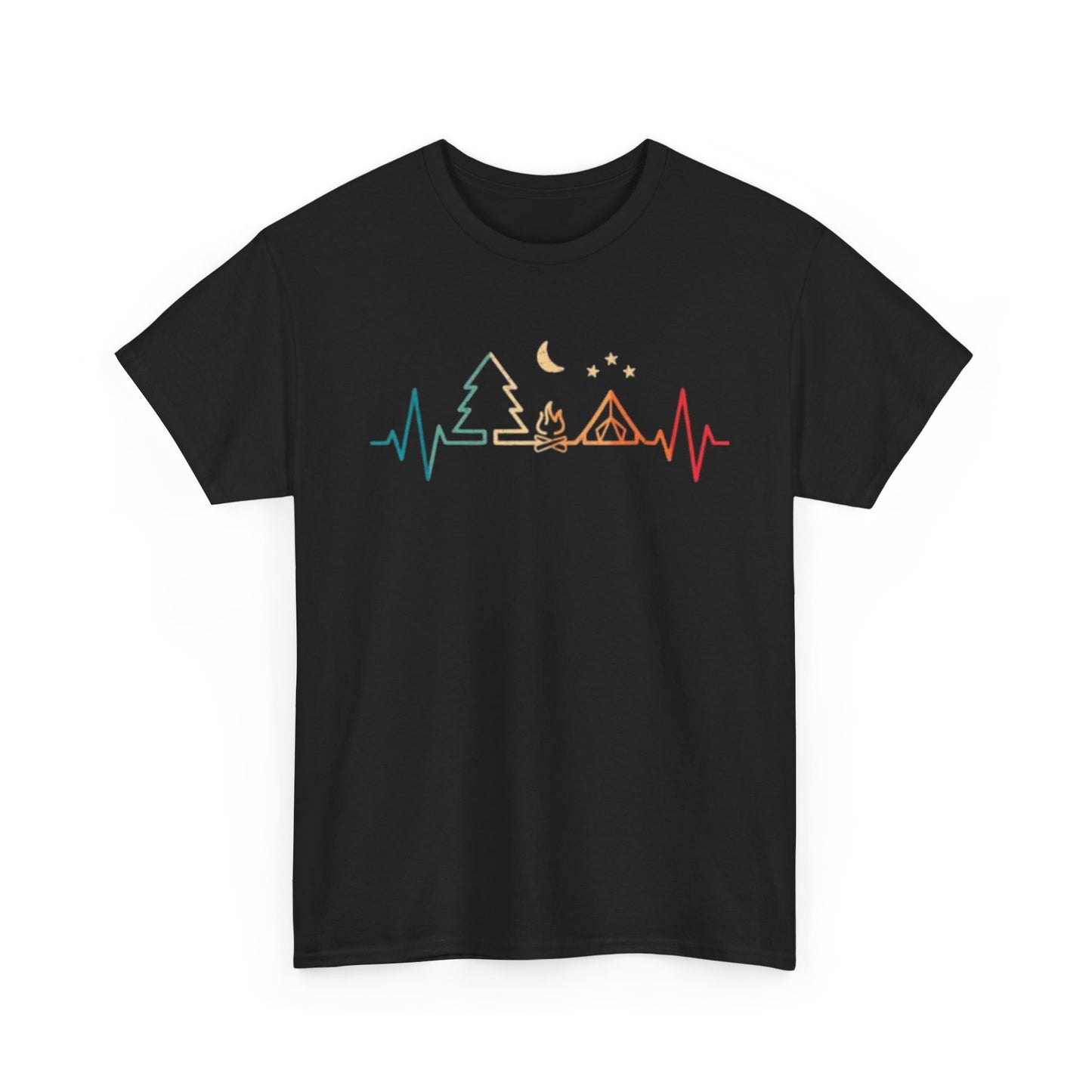 Retro Heartbeat Short Sleeve Tee Shirt